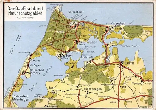 Darß und Fischland Übersicht ngl 169.795