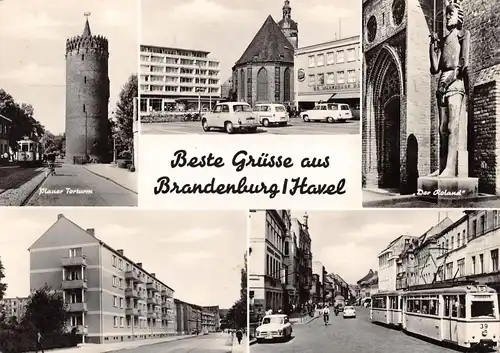 Brandenburg (Havel) Stadtpartien Teilansichten gl1970 168.758