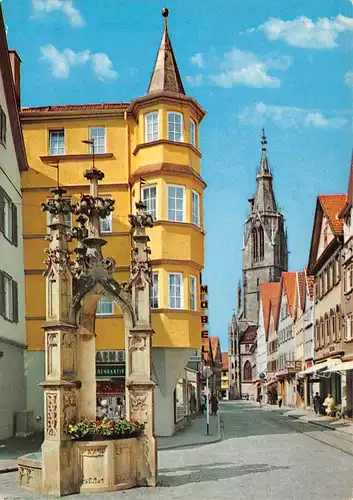 Reutlingen Wilhelmstraße Lindenbrunnen Marienkirche ngl 170.399