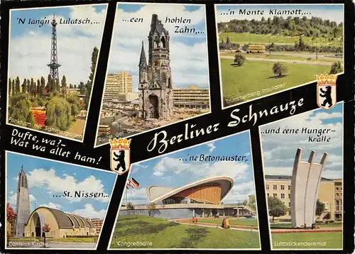 Berlin Teilansichten Mehrbildkarte ngl 171.156