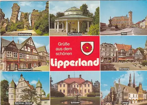 Grüße aus dem Lipperland, Mehrbildkarte gl1988 G6499