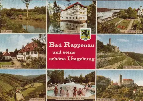 Bad Rappenau Mehrbildkarte glum 1970? G6525