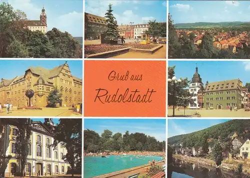 Rudolstadt, Mehrbildkarte ngl G6553