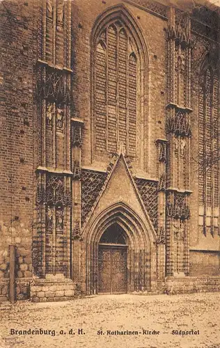 Brandenburg (Havel) Katharinenkirche Süd-Portal gl1913 168.877