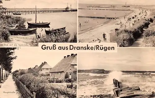 Insel Rügen Dranske Strand Hauptstraße Brandung ngl 169.883