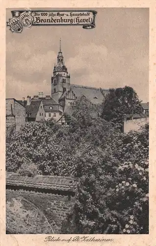 Brandenburg (Havel) Blick auf St. Katharinen glca.1930 168.884