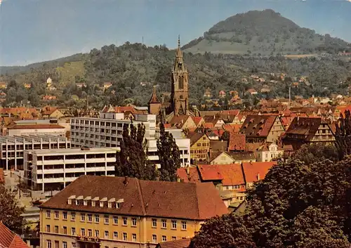 Reutlingen Neues Rathaus mit Marienkirche und Achalm ngl 170.529