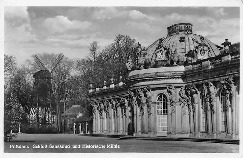 Potsdam-Sanssouci Schloss und Historische Mühle gl1941 171.278