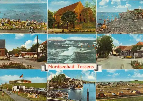 Nordseebad Tossens, Mehrbildkarte gl1982? G6649