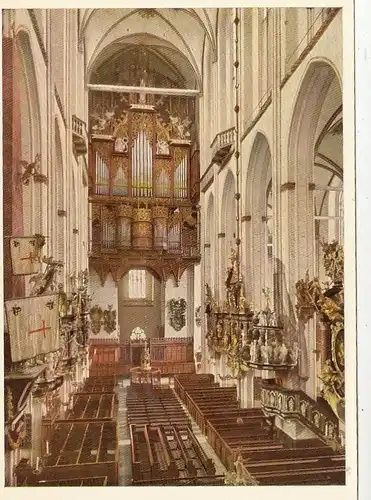 Hansestadt Lübeck, Marienkirche vor der Zerstörung 1942 ngl G6664