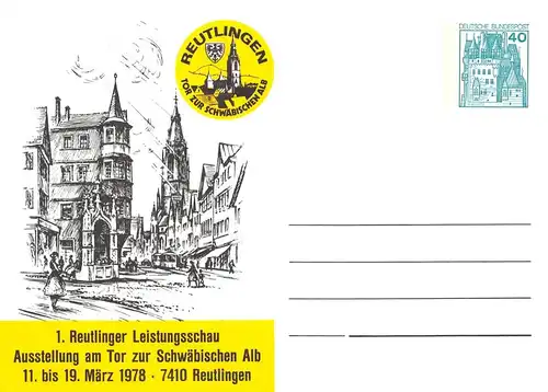 Reutlingen 1. Leistungsschau 1978 ngl 170.577