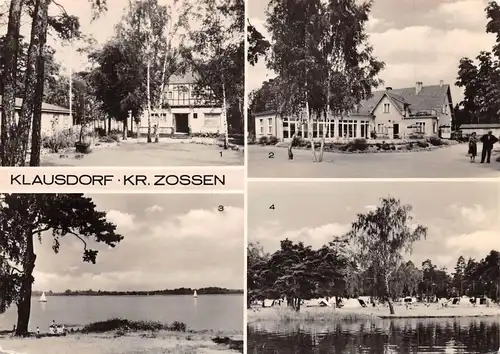 Klausdorf (Kreis Zossen) Jugendherberge Gaststätte gl1971 171.344