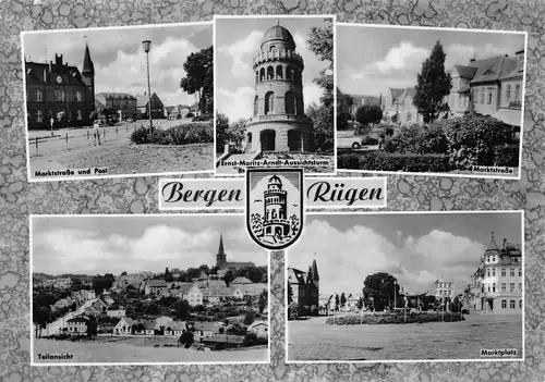 Bergen auf Rügen Teilansichten gl1968 171.454