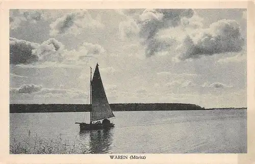 Waren (Müritz) Segelboot ngl 171.374