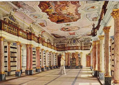 Ottobeuren, Benediiktinerabtei, Bibliothekssaal gl1958 G6795