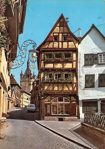 Bad Wimpfen Salzgasse mit blauem Turm ngl 170.670