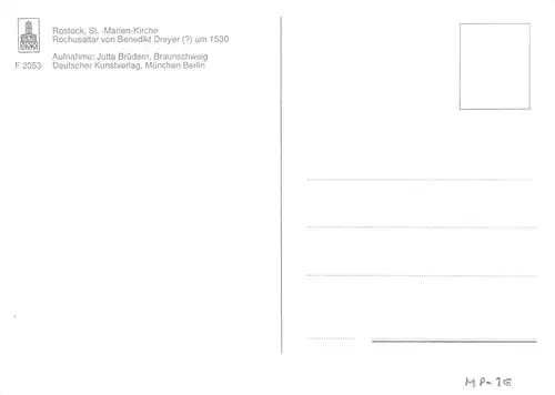 Rostock St.-Marien-Kirche Rochusaltar ngl 171.528