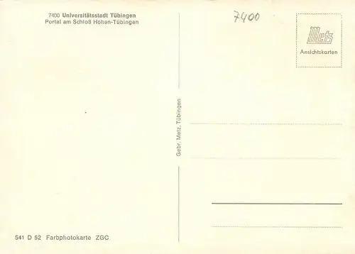 Tübingen Portal am Schloss Hohentübingen ngl 170.696