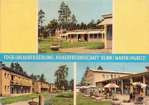 Klink/Waren FDGB Urlaubersiedlung Völkerfreundschaft glca.1970 169.144