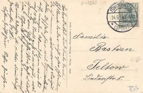 Fürstenwalde (Spree) Rathaus gl1914 167.958