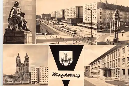 Magdeburg Denkmal Dom Straßenpartie ngl 171.623