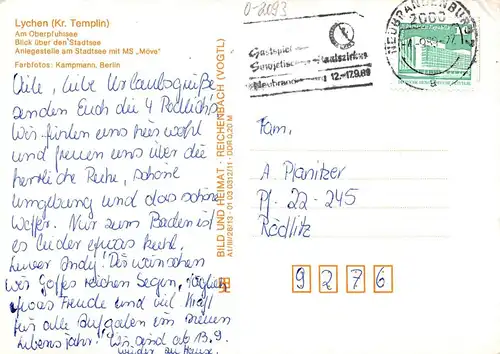 Lychen Seen Teilansichten gl1989 169.231