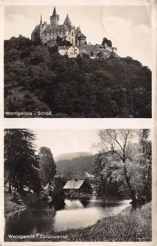 Wernigerode Schloss und Christianental gl1934 171.685