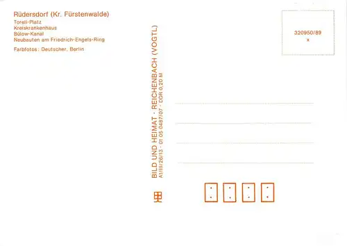 Rüdersdorf bei Berlin Teilansichten Mehrbildkarte ngl 168.011