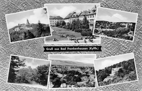 Bad Frankenhausen Teilansichten Mehrbildkarte glca.1955 172.467