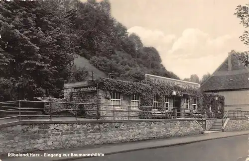 Rübeland/Harz Eingang zur Baumannshöhle gl1958 171.835