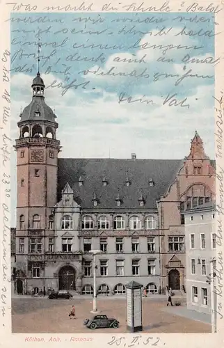 Köthen (Anhalt) Rathaus gl1952 171.839