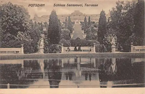 Potsdam Schloss Sanssouci Terrasse ngl 168.416