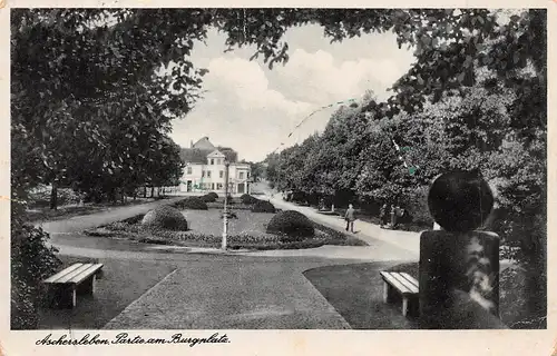 Aschersleben Partie am Burgplatz gl1941 171.828