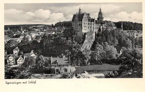 Sigmaringen mit Schloss gl1955 170.979