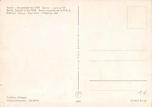 Berlin Rathaus ngl 171.926