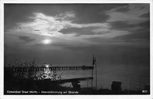Ostseebad Graal-Müritz Abendstimmung am Strande ngl 172.566