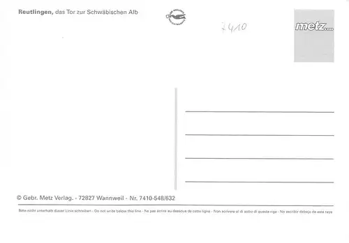 Reutlingen Stadtansicht ngl 171.025