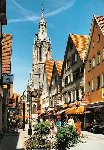 Reutlingen Wilhelmstraße mit Marienkirche ngl 171.030