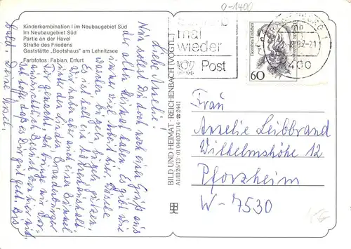 Oranienburg Teilansichten Mehrbildkarte gl1992 168.319