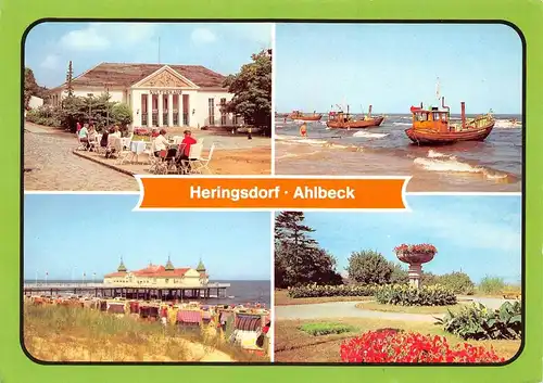 Ostseebäder Heringsdorf und Ahlbeck Teilansichten gl1981 169.519