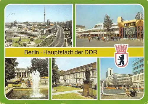 Berlin Teilansichten Mehrbildkarte gl1987 171.932
