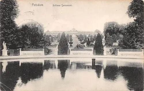 Potsdam Schloss Sanssouci gl1908 168.404