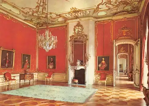 Potsdam-Sanssouci Neues Palais Rotes Damastzimmer ngl 172.069