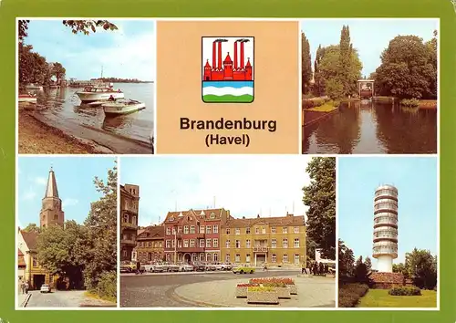 Brandenburg (Havel) Teilansichten Mehrbildkarte gl1993 168.704