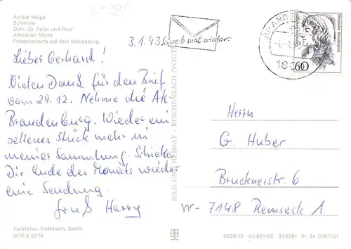 Brandenburg (Havel) Teilansichten Mehrbildkarte gl1993 168.704