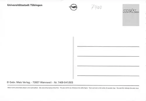 Tübingen Teilansichten Mehrbildkarte ngl 170.689