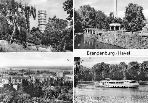 Brandenburg (Havel) Friedenswarte Ehrenmal MS Gorki gl1964 168.762