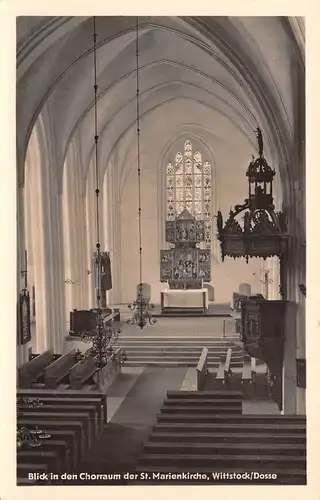 Wittstock/Dosse Blick in den Chorraum der St. Marienkirche ngl 172.124