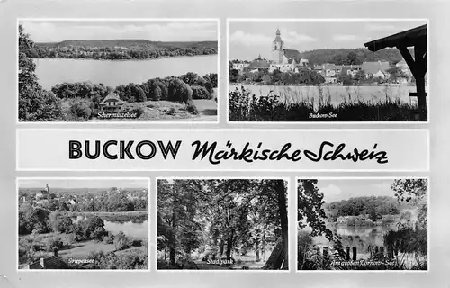 Bad Buckow (Märk. Schweiz) Teilansichten gl1961 171.255