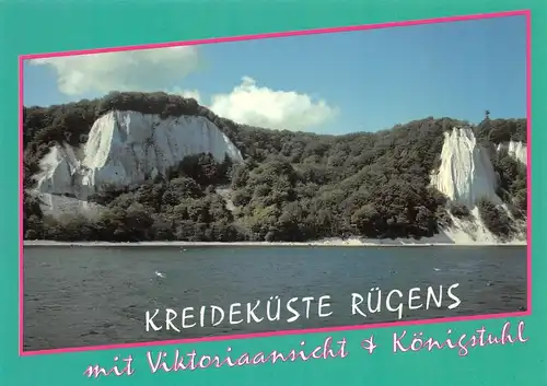 Kreideküste Rügens mit Viktoriaansicht und Königstuhl ngl 172.203